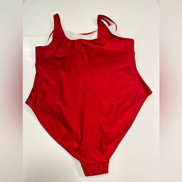 Creative Apparel Florida One-Piece Swimsuit Red Size L - Picture 3 of 6